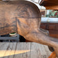 Hand-Carved Spanish Hardwood Horse Sculptures