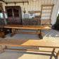 Late 19th Century French Large Oak Refectory Castle Table