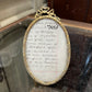 Antique Brass Oval Gilt Frame with Bow