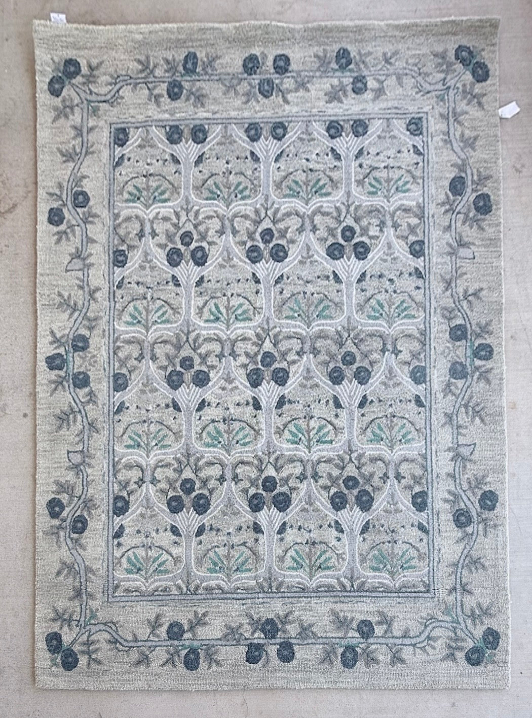 #131 Blue Floral Brooks Brothers Rug