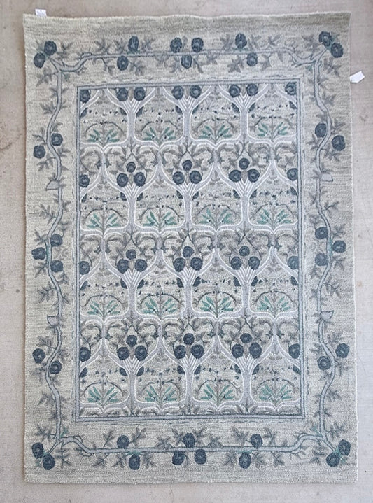 #131 Blue Floral Brooks Brothers Rug