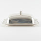Silver Plate Butler Service Tray with Lid