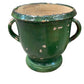 Green Glazed Cache Pot
