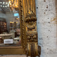 Monumental Louis XVI Style Giltwood Mirror with Foliate Crest