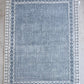 #119 Brooks Brothers Blue Border Rug