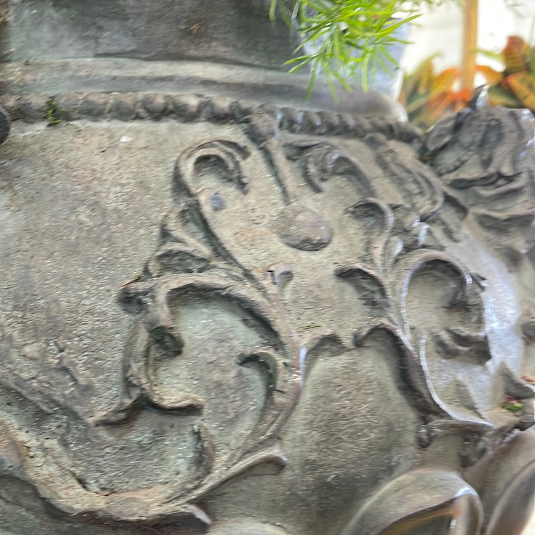 Green Bronze Urns