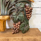 Large Pair of Antique Continental Carved Giltwood Harvest Wall Sculpture, Sold Individually