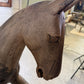 Hand-Carved Spanish Hardwood Horse Sculptures
