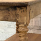 Antique Oak Barley Twisted French Drapers Table