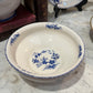 Blue And White Large Ironstone Bowl