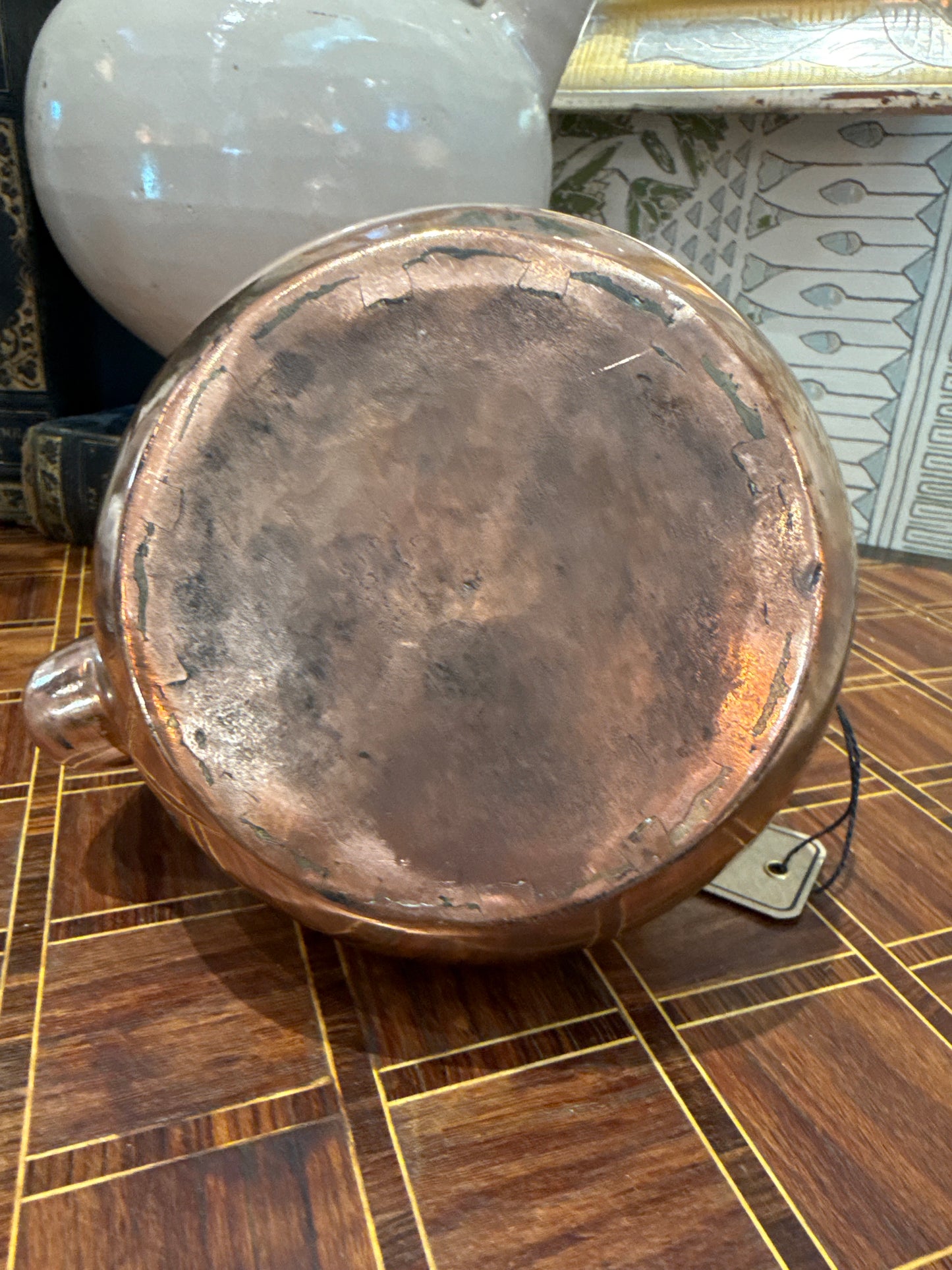 Antique French Copper Tea Pot
