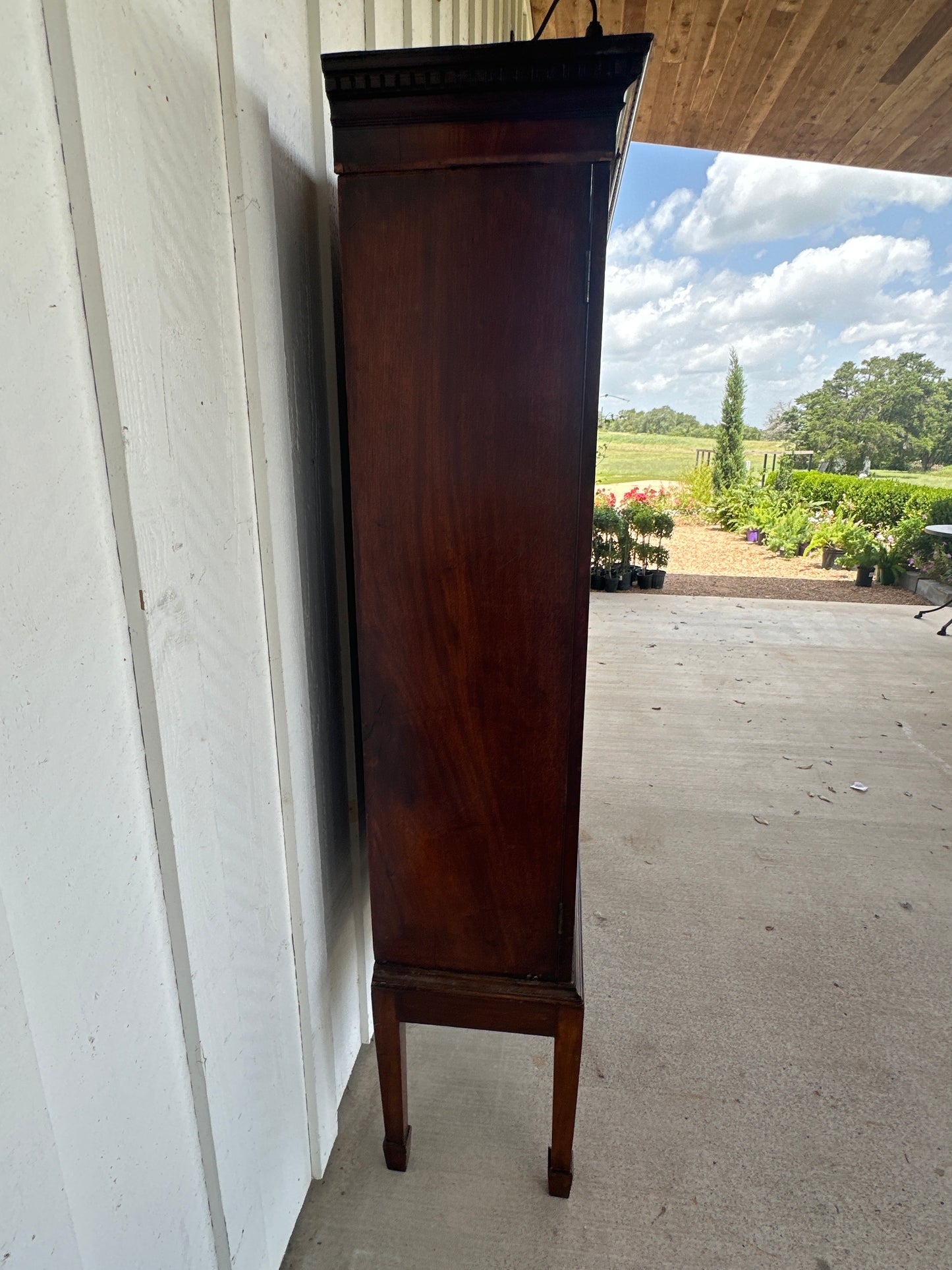 Mahogany Astral Glazed Bookcase