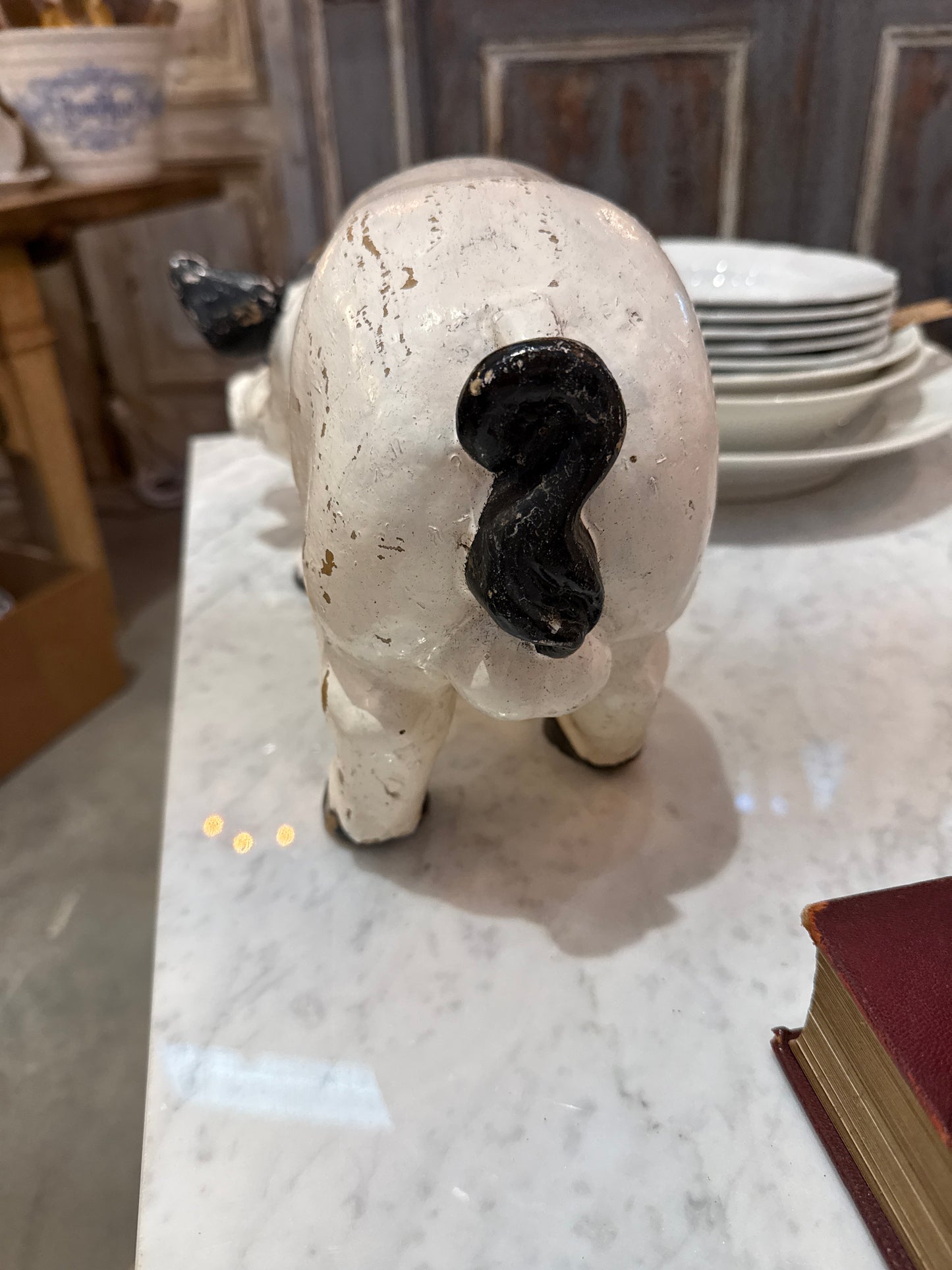 Terra Cotta Folk Art Piggy