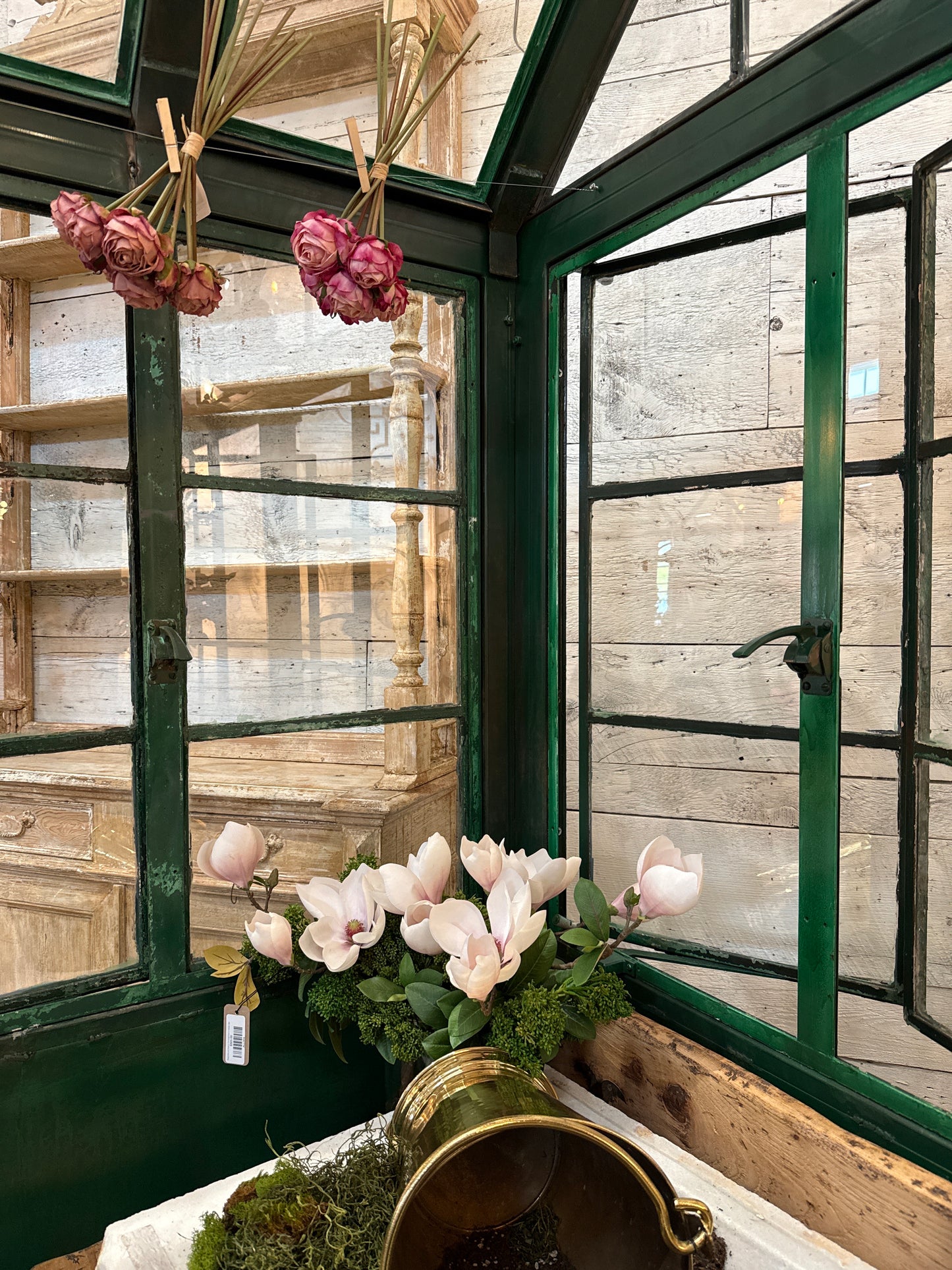 Petite French Garden Conservatory – Custom Iron & Glass Showpiece