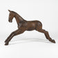 Hand-Carved Spanish Hardwood Horse Sculptures