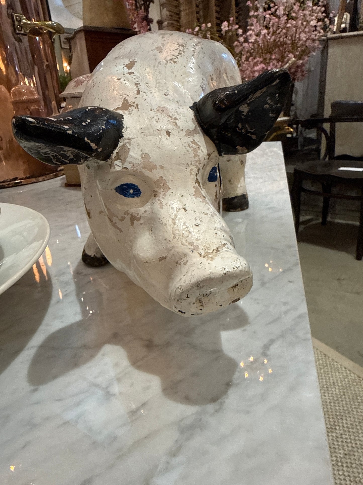 Terra Cotta Folk Art Piggy