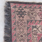 #113 Red Octagonal Hand Knotted Rug
