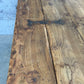 Vintage Expanding Console Dining Table with Folding Extension Leaves