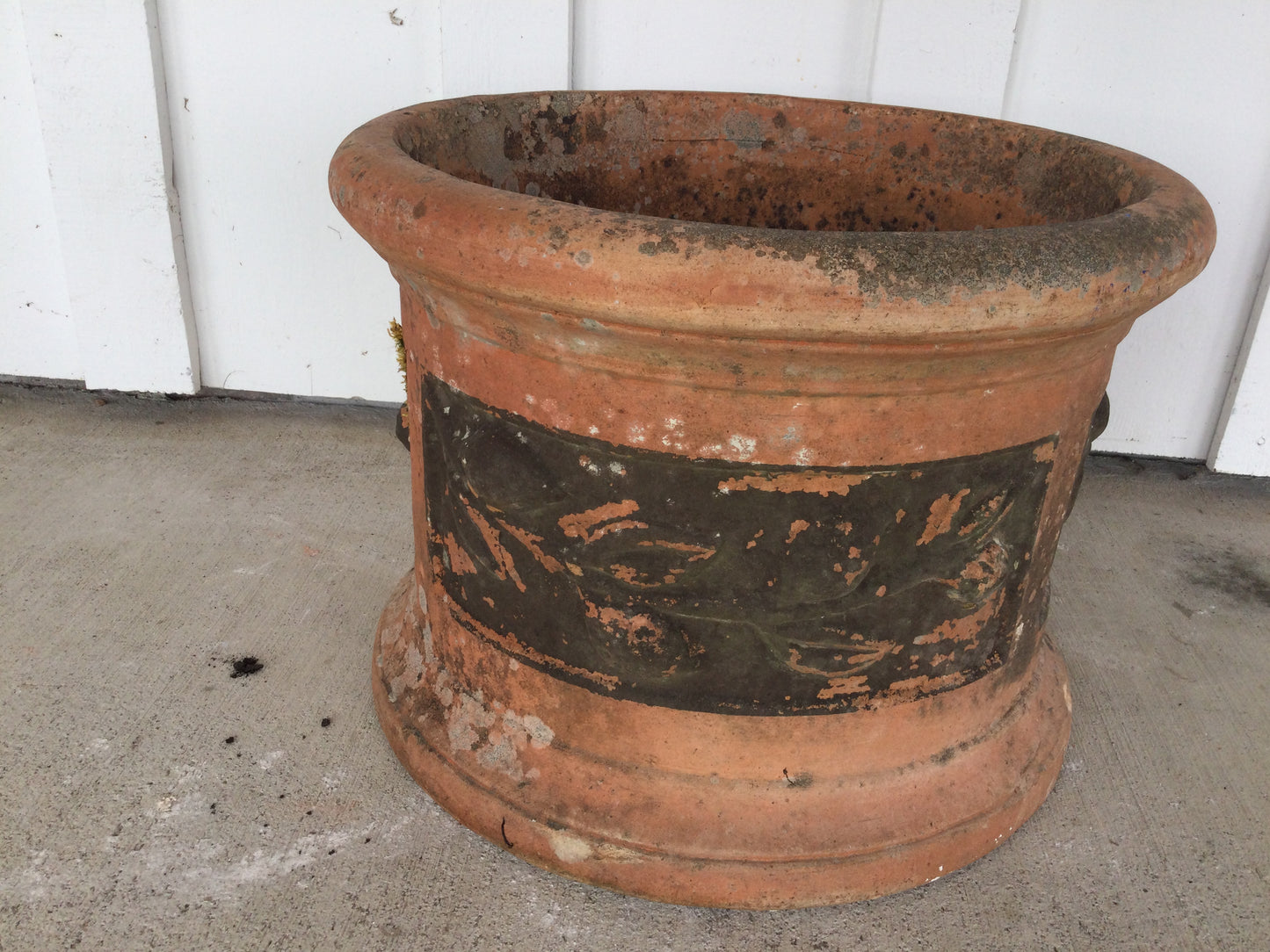 Terracotta Pot With Fruit Design
