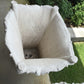 White Basket Weave Pot