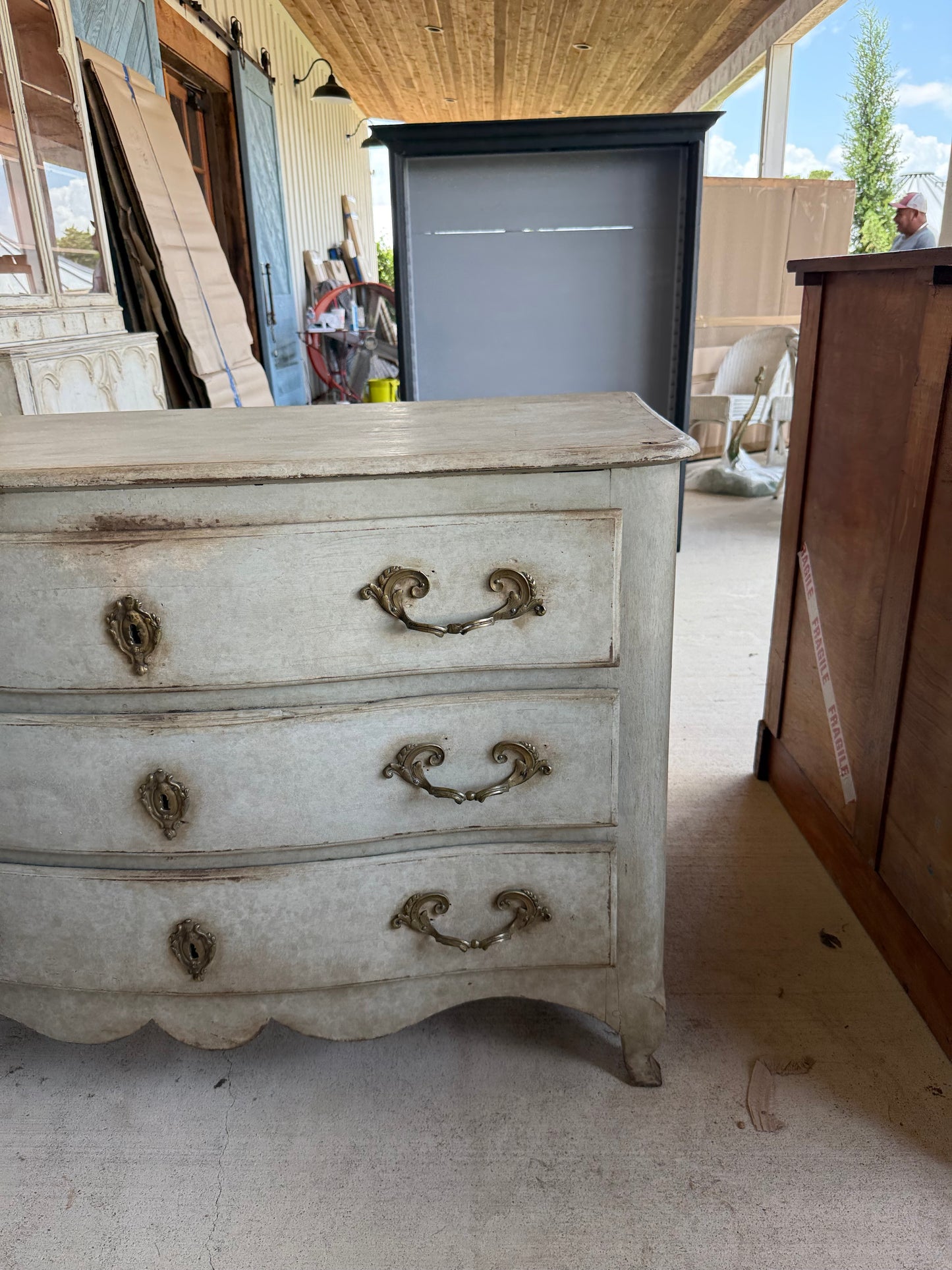 Antique European Oak Commode from Italy, Circa 1700s