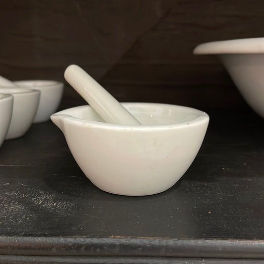 Small White Marble Mortar