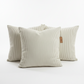 Audrey Ticking Stripe Designer Pillow : Feather Down