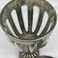 Vintage Caged Hand Blown Glass Apothecary Urn