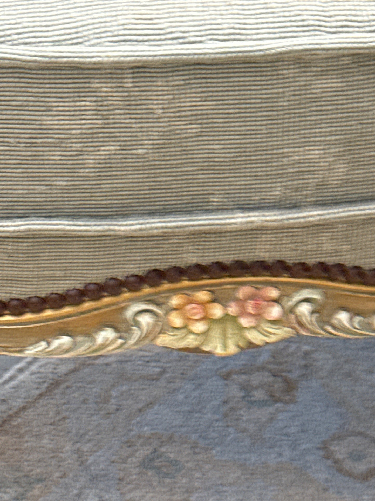 Louis XVI Needlepoint Chair and a Half or Setee