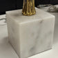 Marble Base Lamps with Gold Accent
