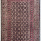 #113 Red Octagonal Hand Knotted Rug