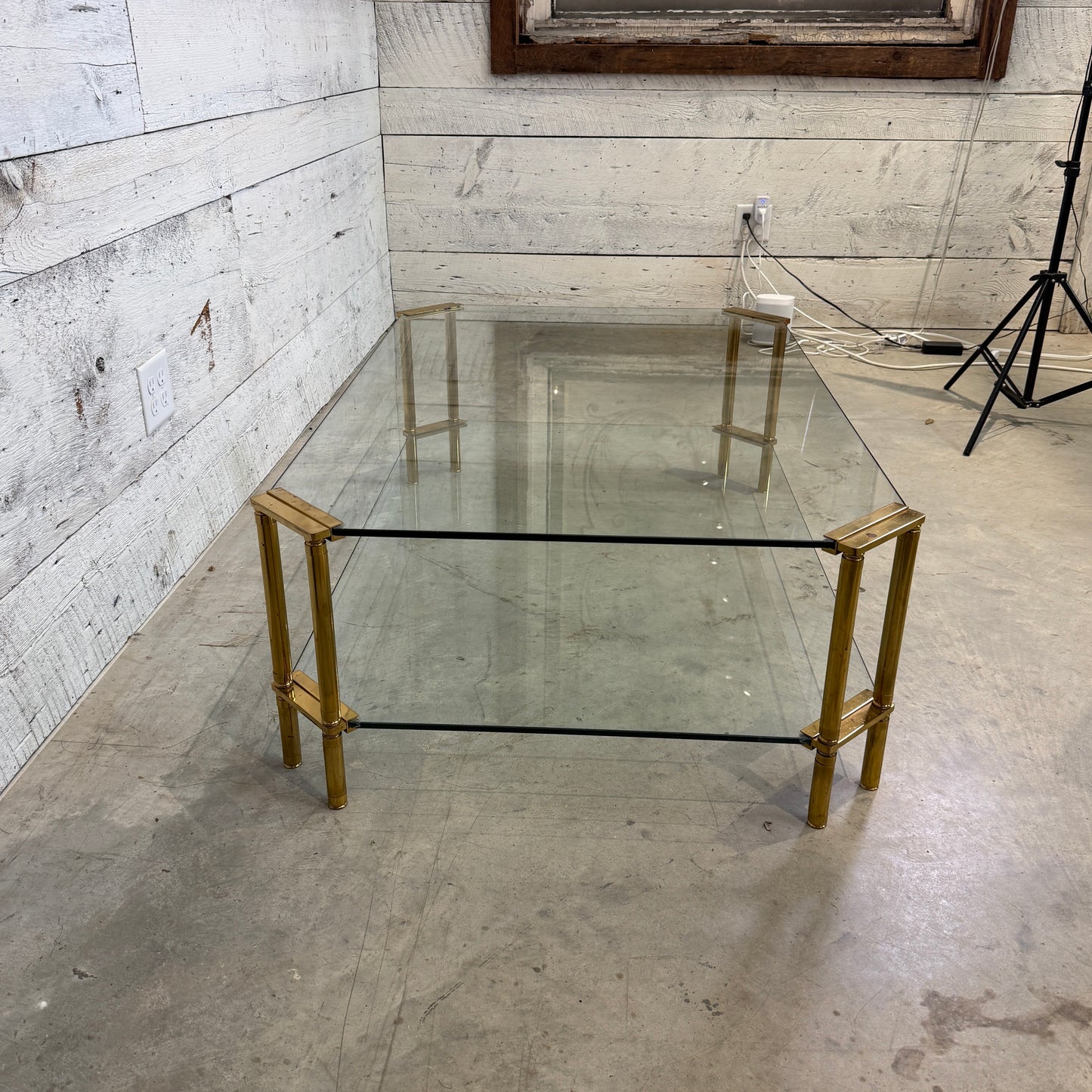 Large Glass Coffee Table