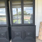Painted Bibliotheque Notary Office Cabinet - 3 Piece