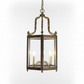Architectural Brass Hanging Lanterns by Christopher Wray, Sold Individually