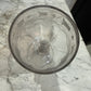 French Souvenir Event Glass with Etched Flowers