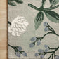 #117 Peonies in Grey Rug