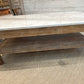 French Style Marble Top Console Table with Two Drawers