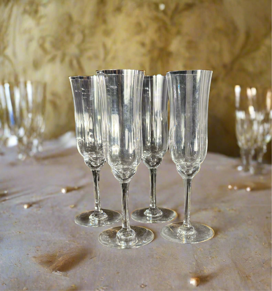 Baccarat Stemware,  Capri - Optic Fluted Champagne
