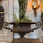 Cast Iron Urn with 2 Handles