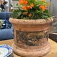Terracotta Pot With Fruit Design