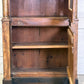 French Pharmacy Cabinet with Architectural Columns and Glass Front