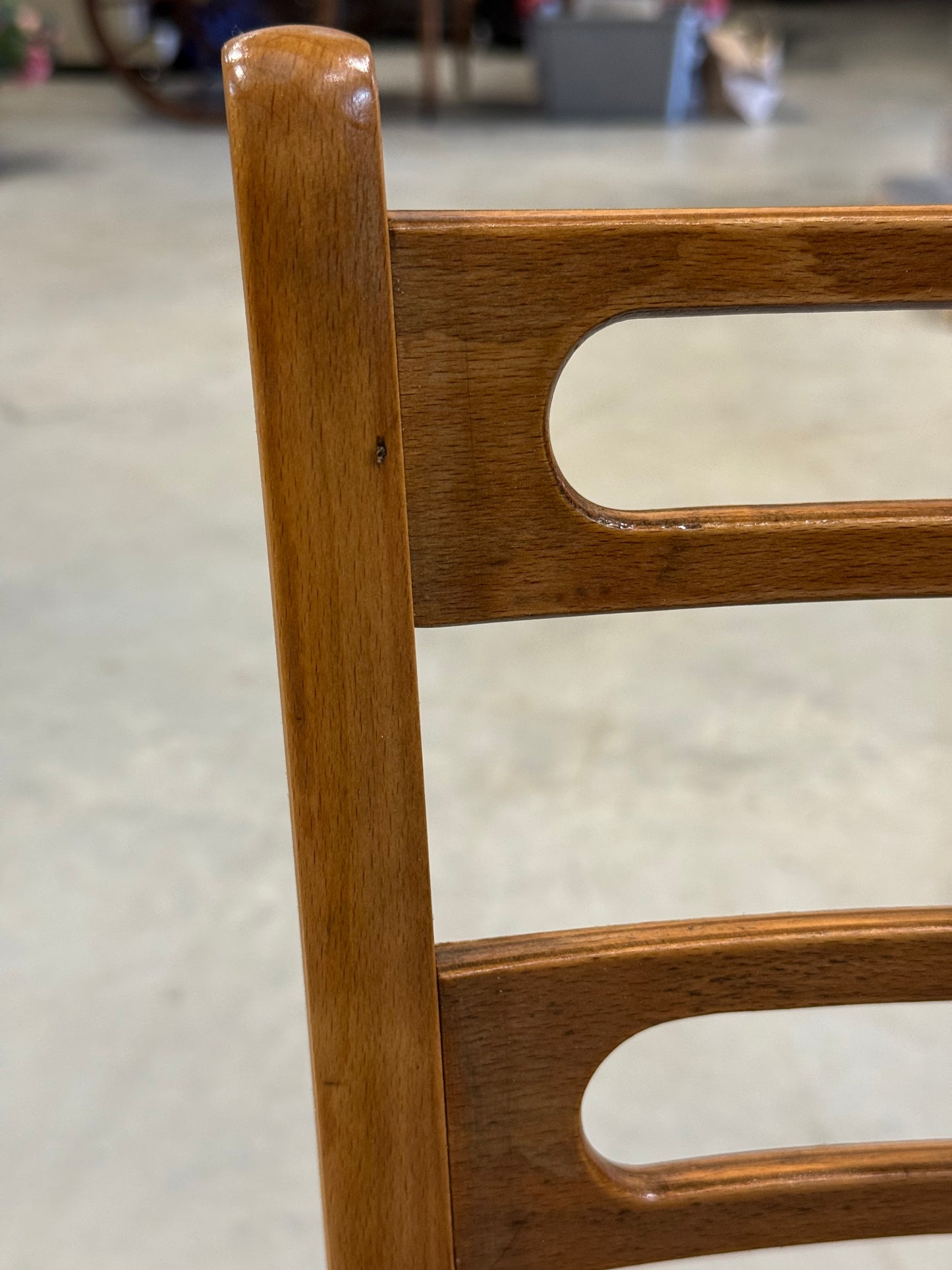 Mid-Century Faux Leather Dining Chair