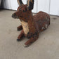 Primitive Painted Stone Fox