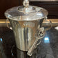 Silver Plated Ice Bucket with Tongs