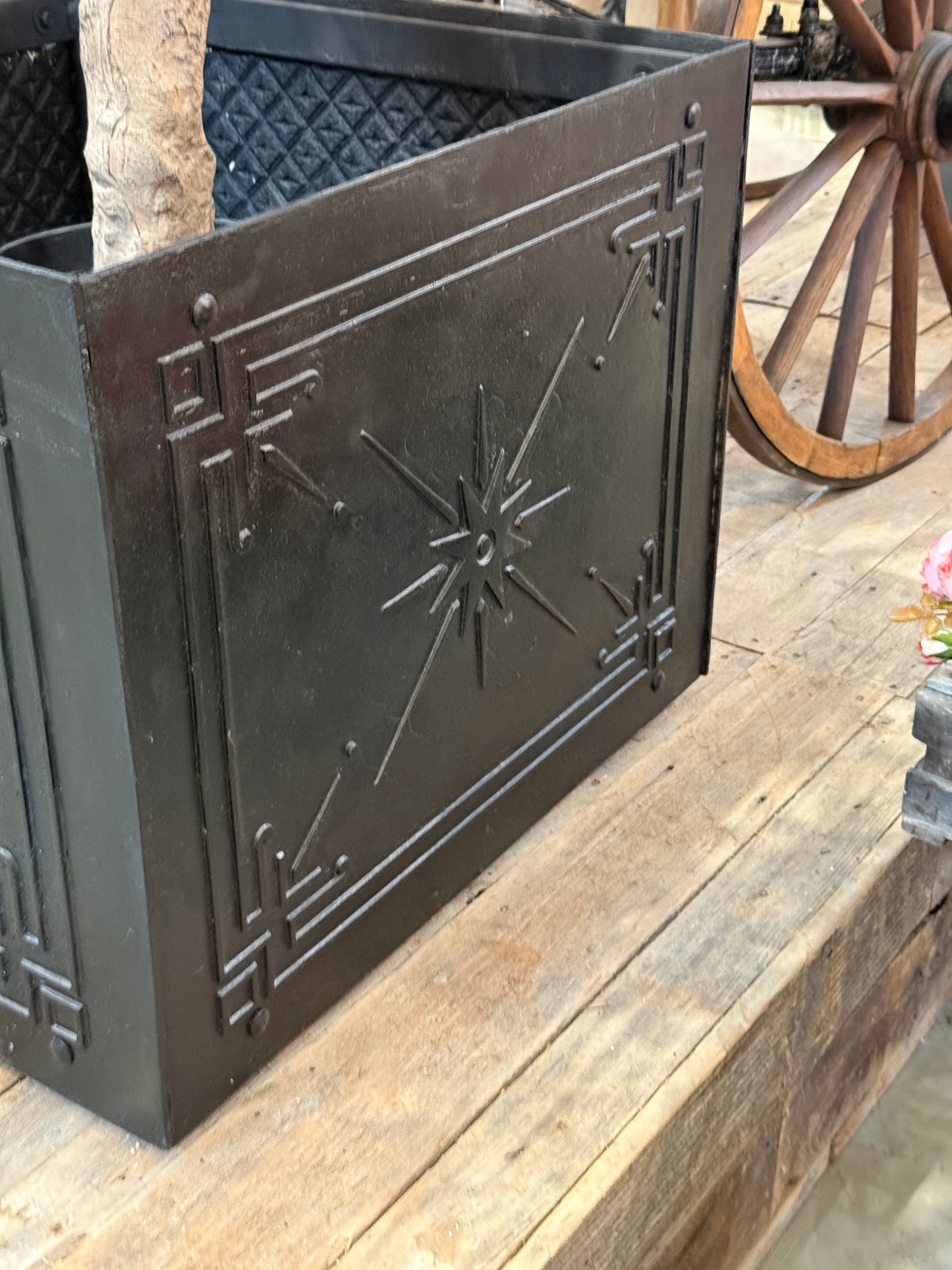 Rare Glasgow Scotland Cast Iron Foundry Planter Circa 1860 (2 Available)
