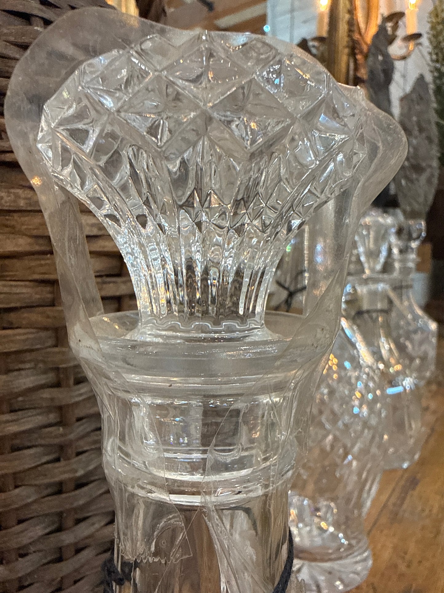 Crystal Decanter - Wide Base