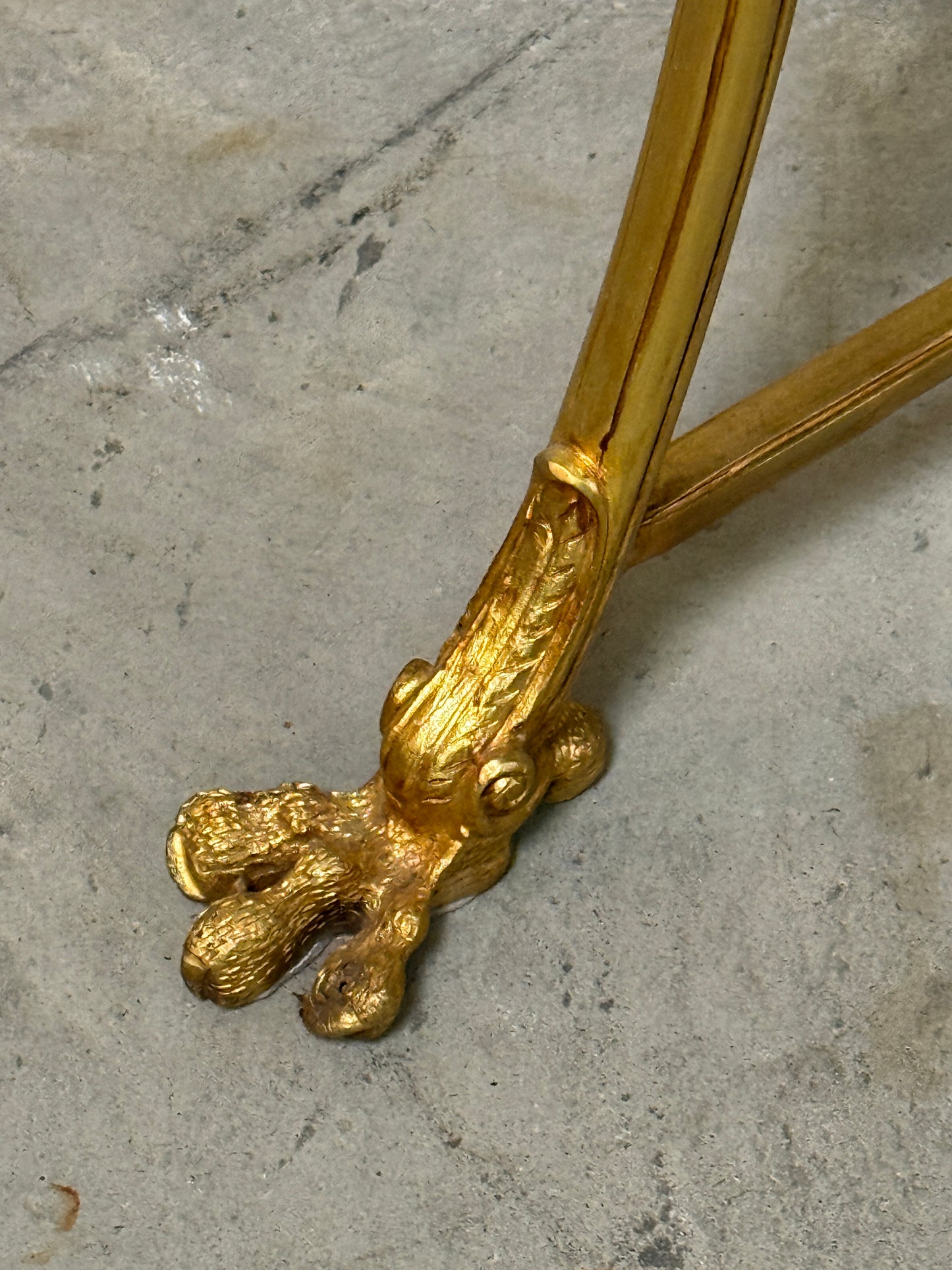 French Neoclassical Style Gilt Bronze and Marble Guéridons or Side Table (Sold Individually)