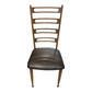 Mid-Century Faux Leather Dining Chair