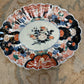 Ovoid Scalloped Edge Imari Plate