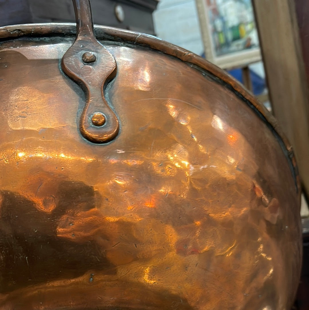Copper Bowl with Handles